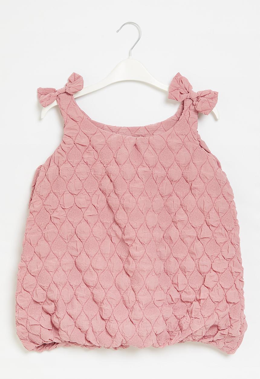 Pop Candy - Shoulder bowknot dress - pink