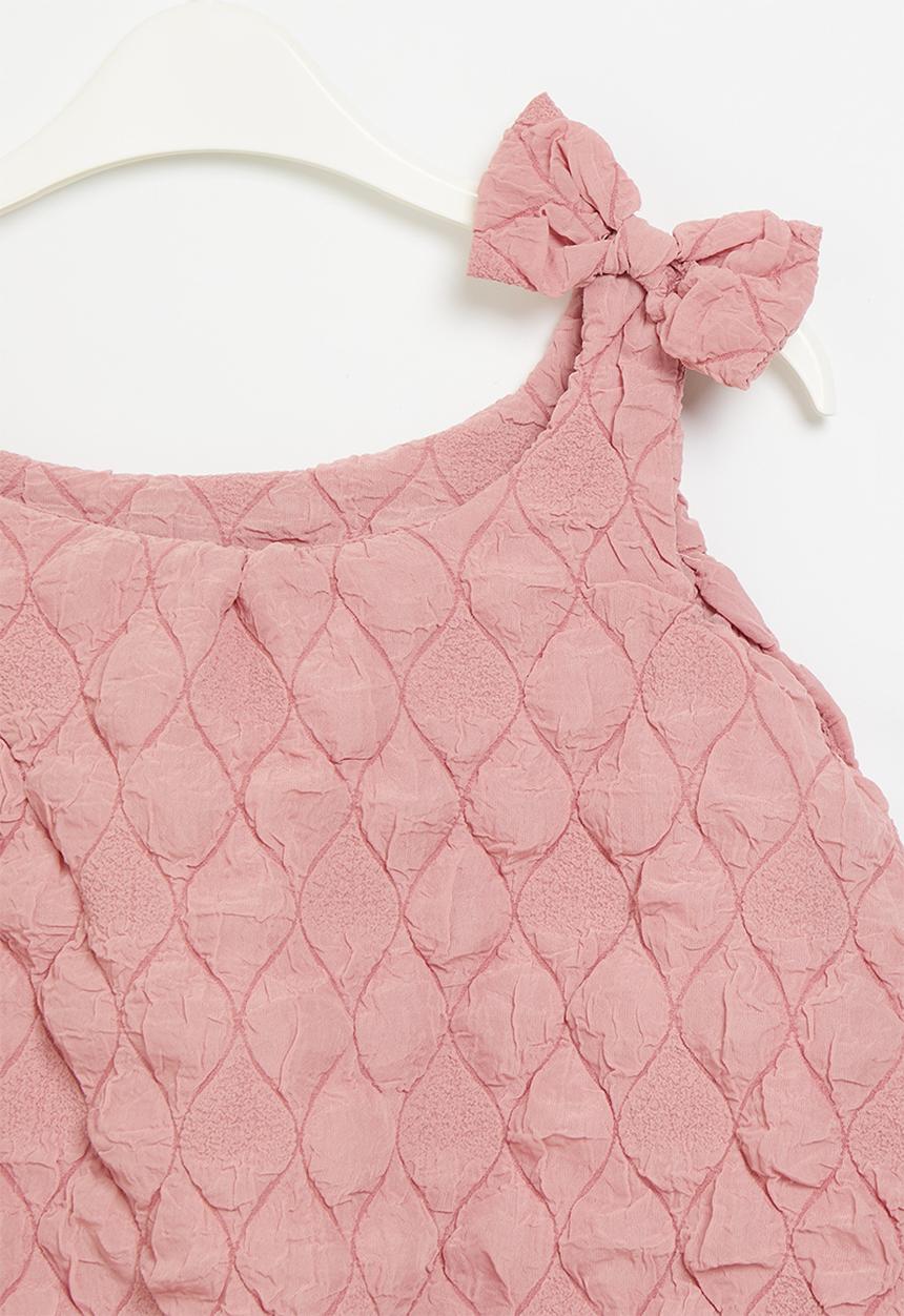 Pop Candy - Shoulder bowknot dress - pink