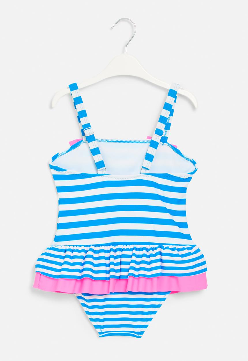 Pop Candy - Striped swimsuit - blue