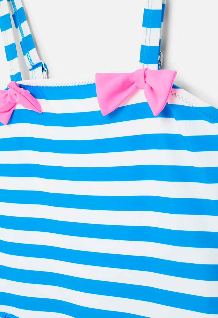 Pop Candy - Striped swimsuit - blue