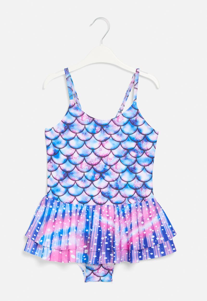 Pop Candy - Frilled swimsuit - purple