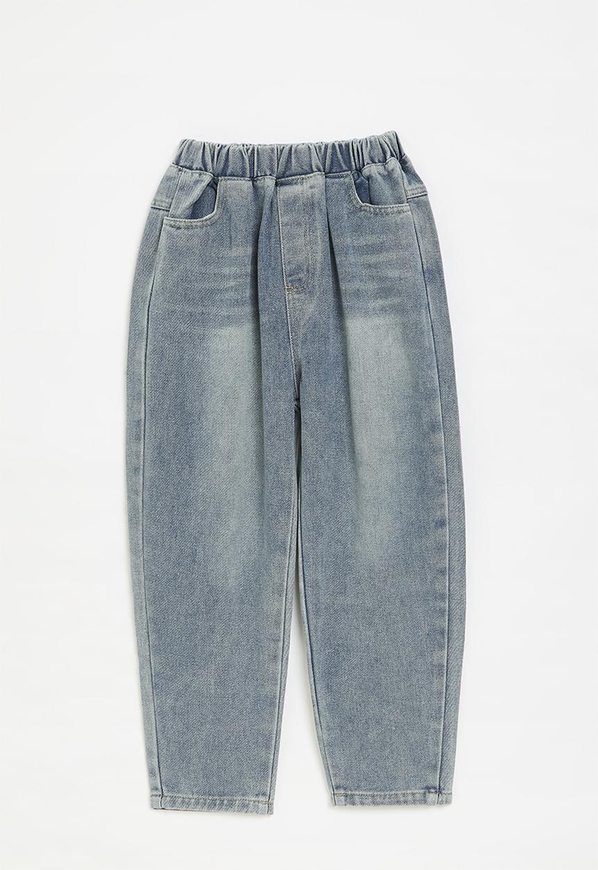 Pop Candy - Denim jogger - stone wash