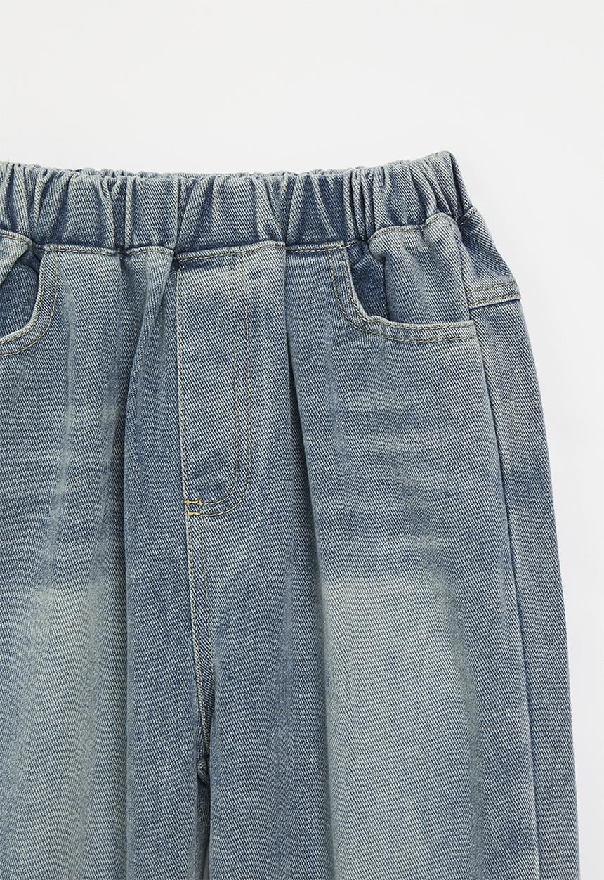 Pop Candy - Denim jogger - stone wash