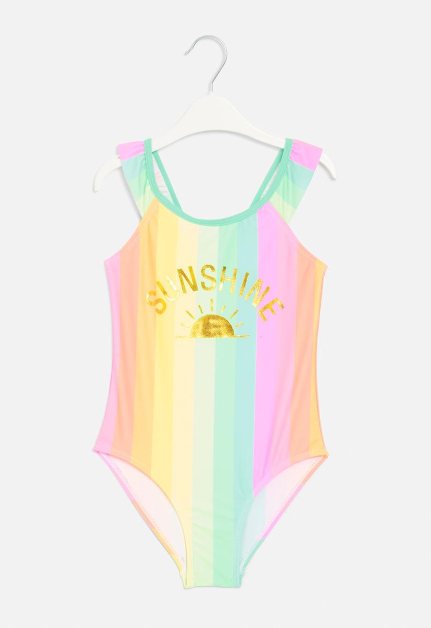 Pop Candy - Tie dye one piece swimsuit - multi