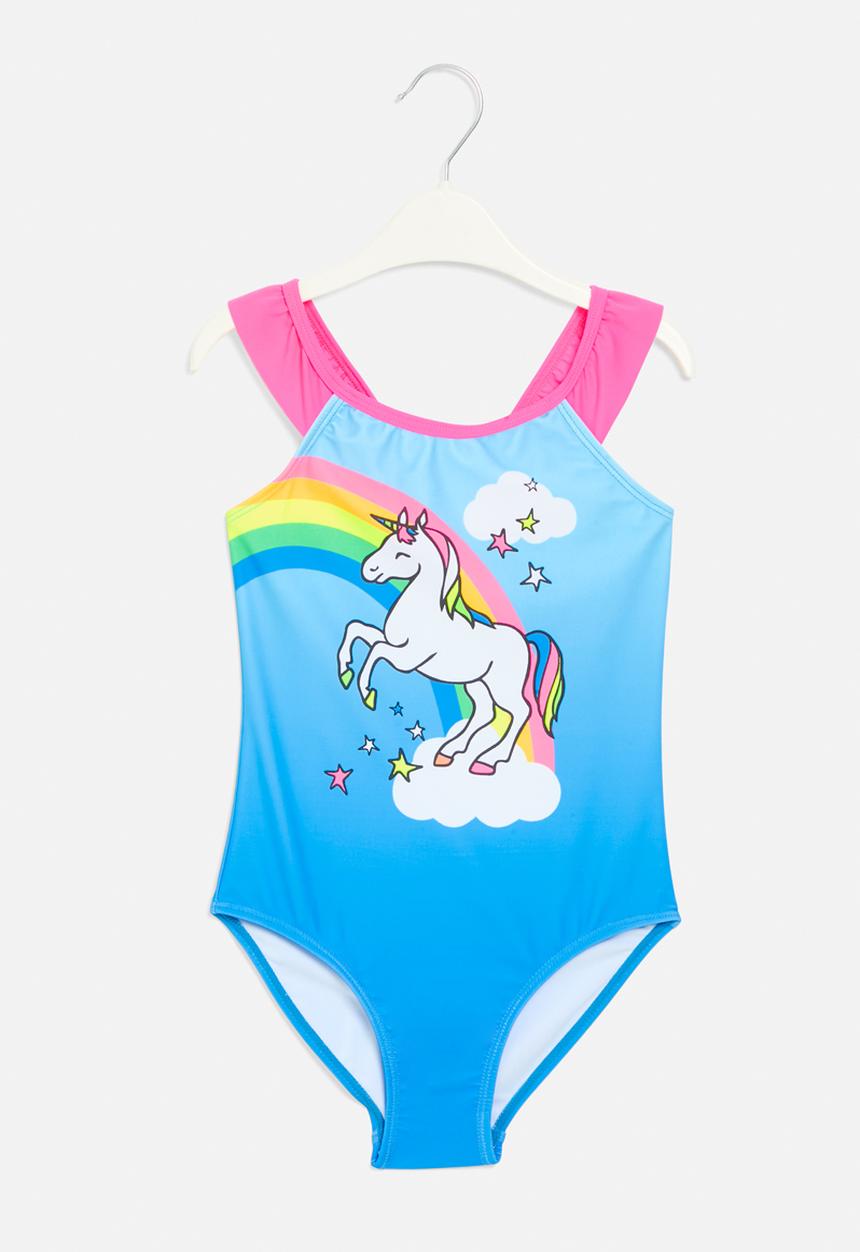 Pop Candy - Printed one piece swimsuit - blue