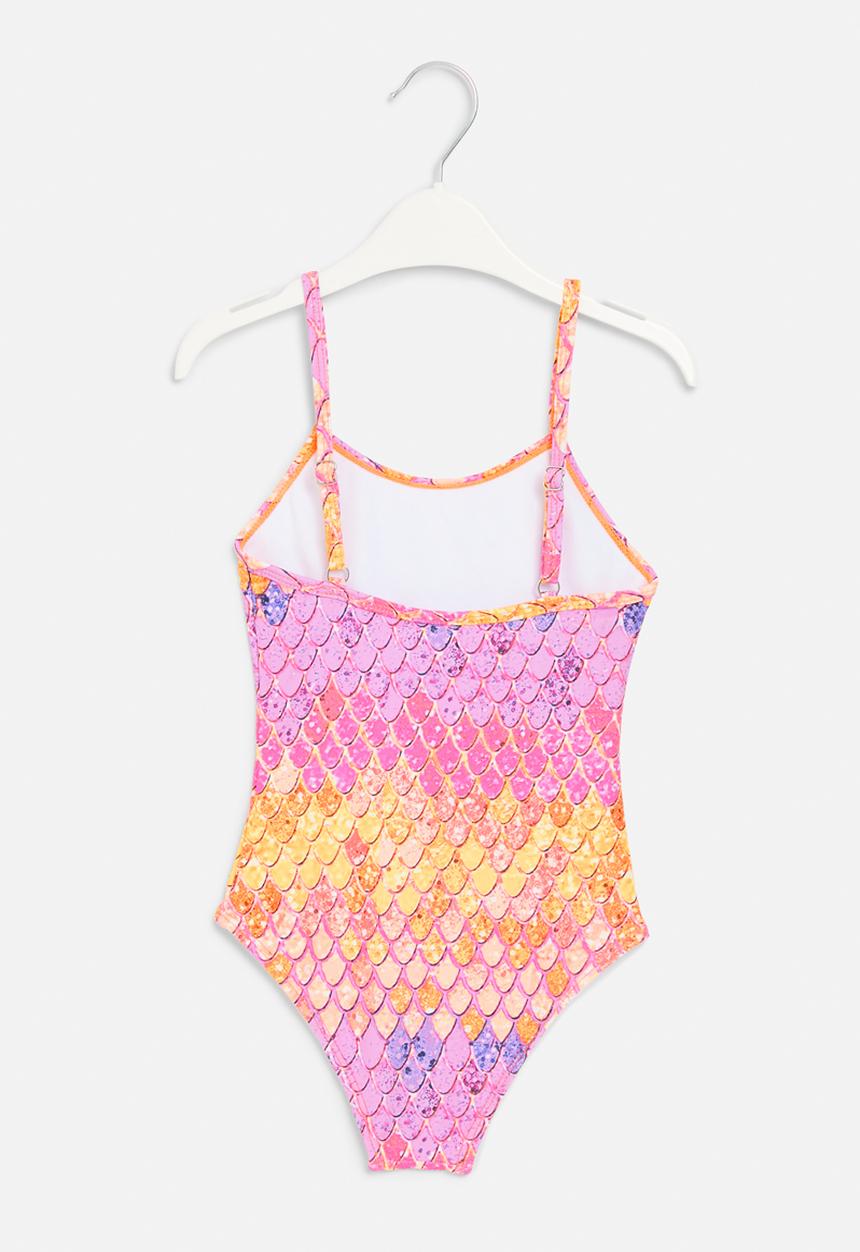 Pop Candy - One piece swimsuit - orange & purple
