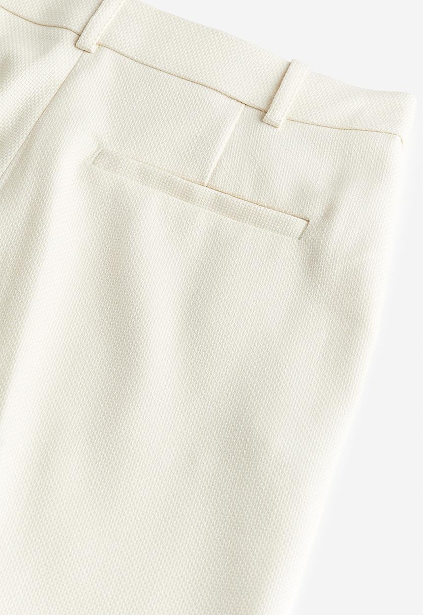 H&M - Straight trousers - white