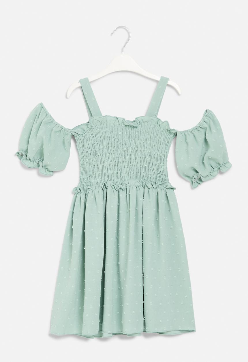 Pop Candy - Smock dress - green