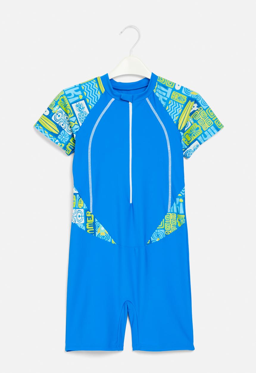 Pop Candy - Printed swimsuit - blue