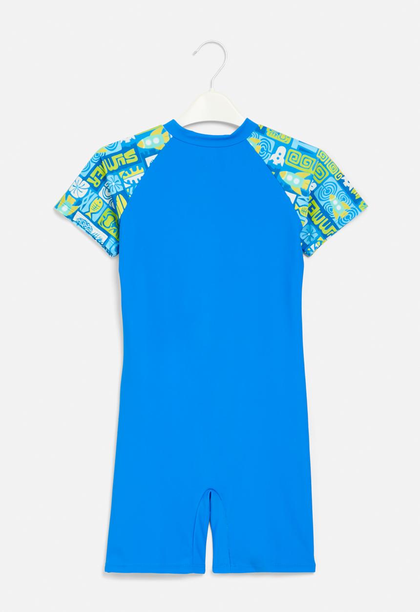 Pop Candy - Printed swimsuit - blue