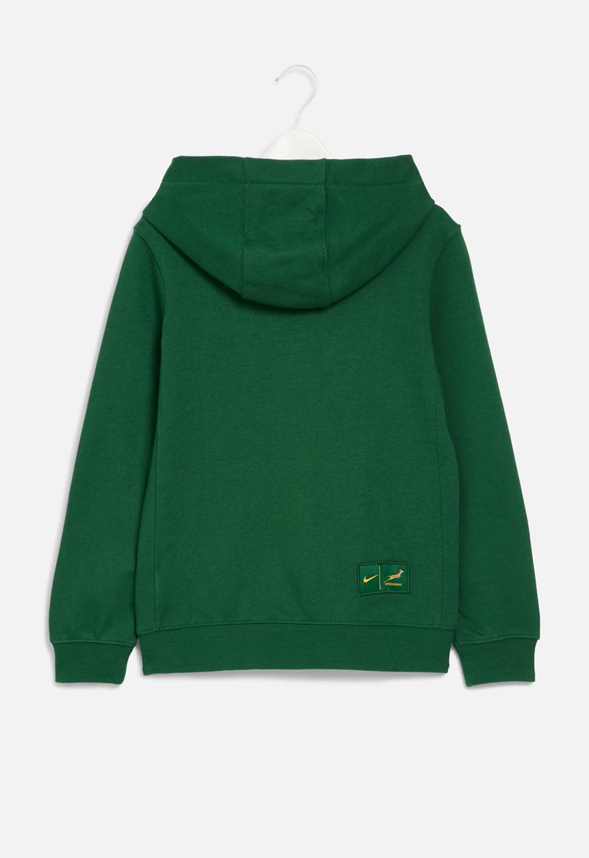 Nike - Springbok Y Nk Hoodie Po Ft - Gorge Green/University Gold