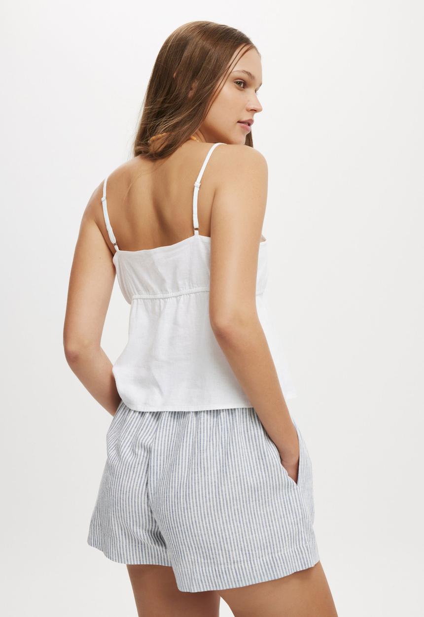 Cotton On - Haven Short - Gigi Stripe Elemental Blue