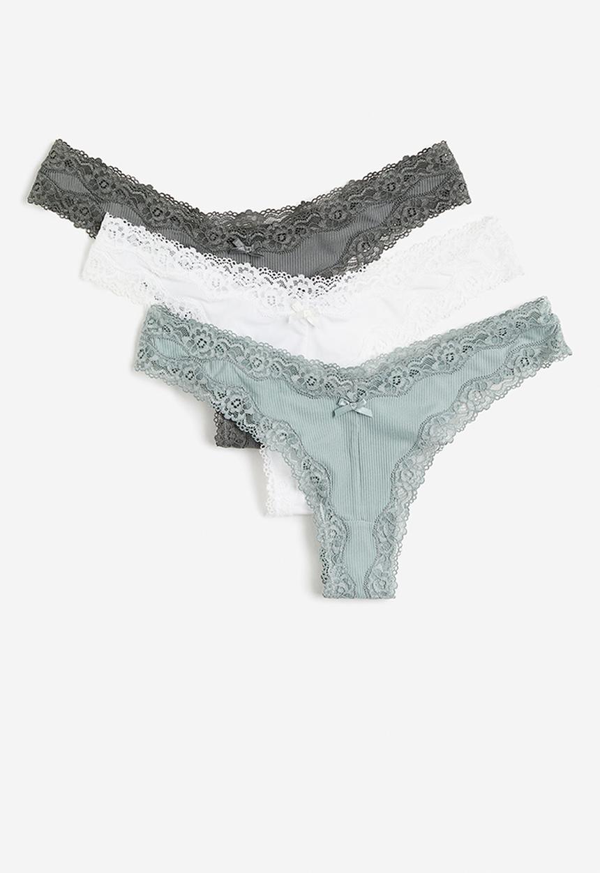 H&M - 3-pack brazilian briefs - multi 