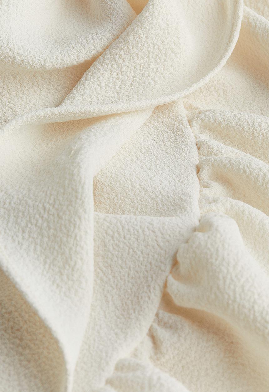 H&M - Draped dress - cream