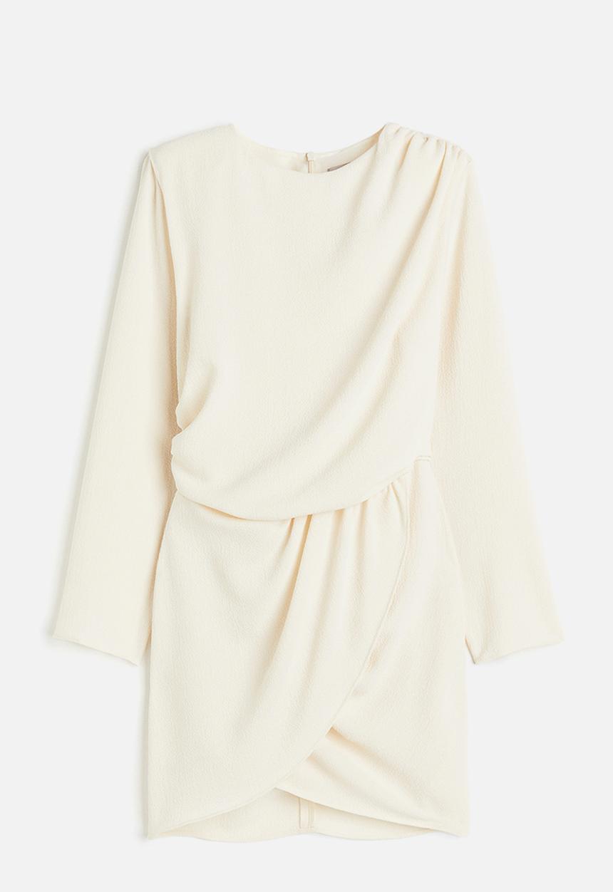 H&M - Draped dress - cream