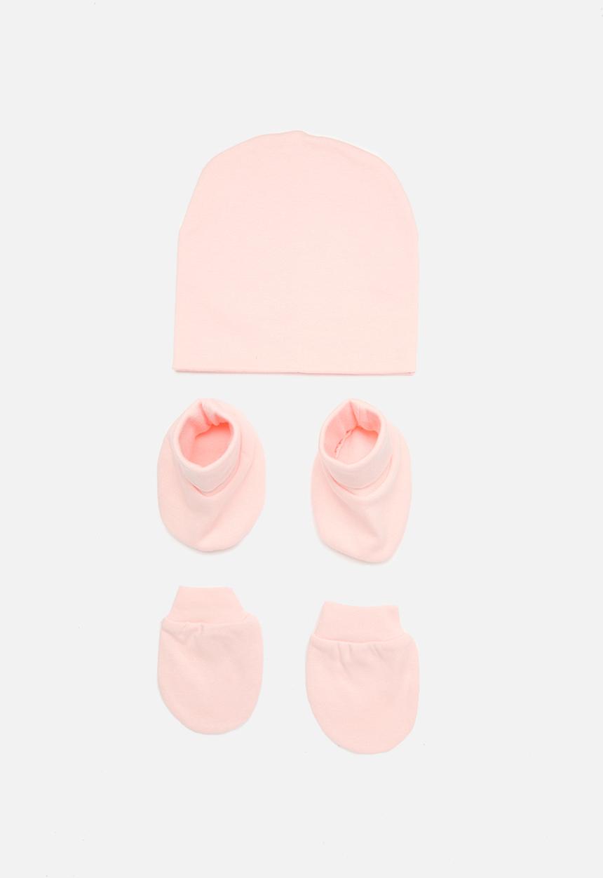Pop Candy - 3 Piece baby hat set - pink