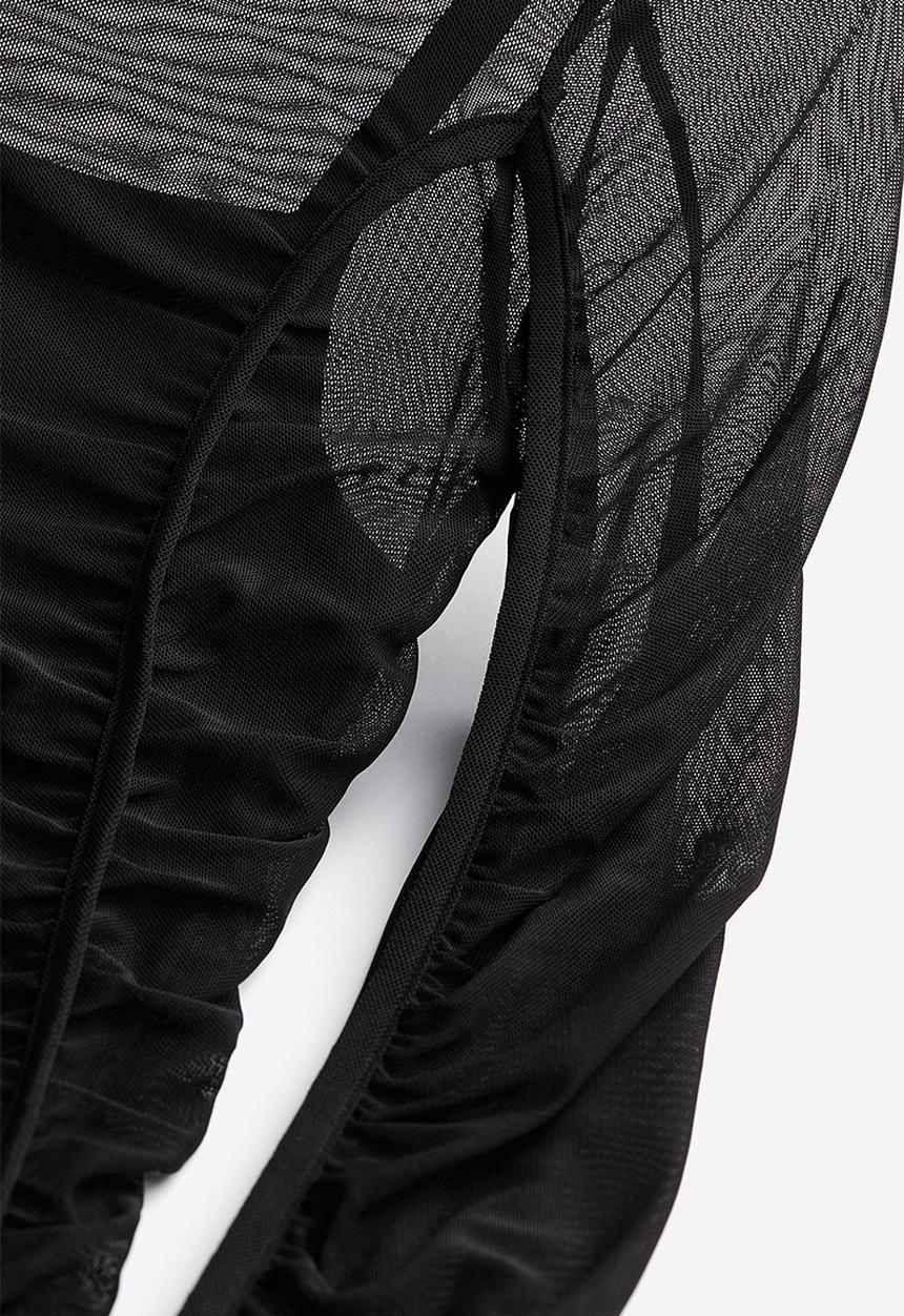 H&M - Gathered bodycon dress - black