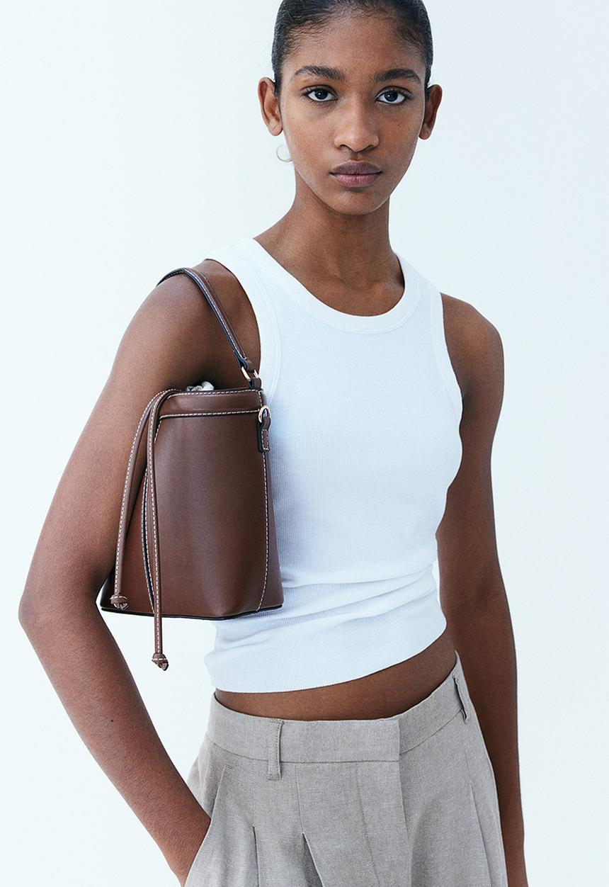 H&M - Bucket bag - brown