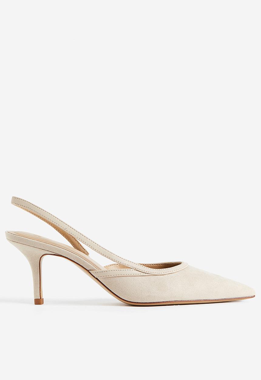 H&M - Slingback court shoes - light beige