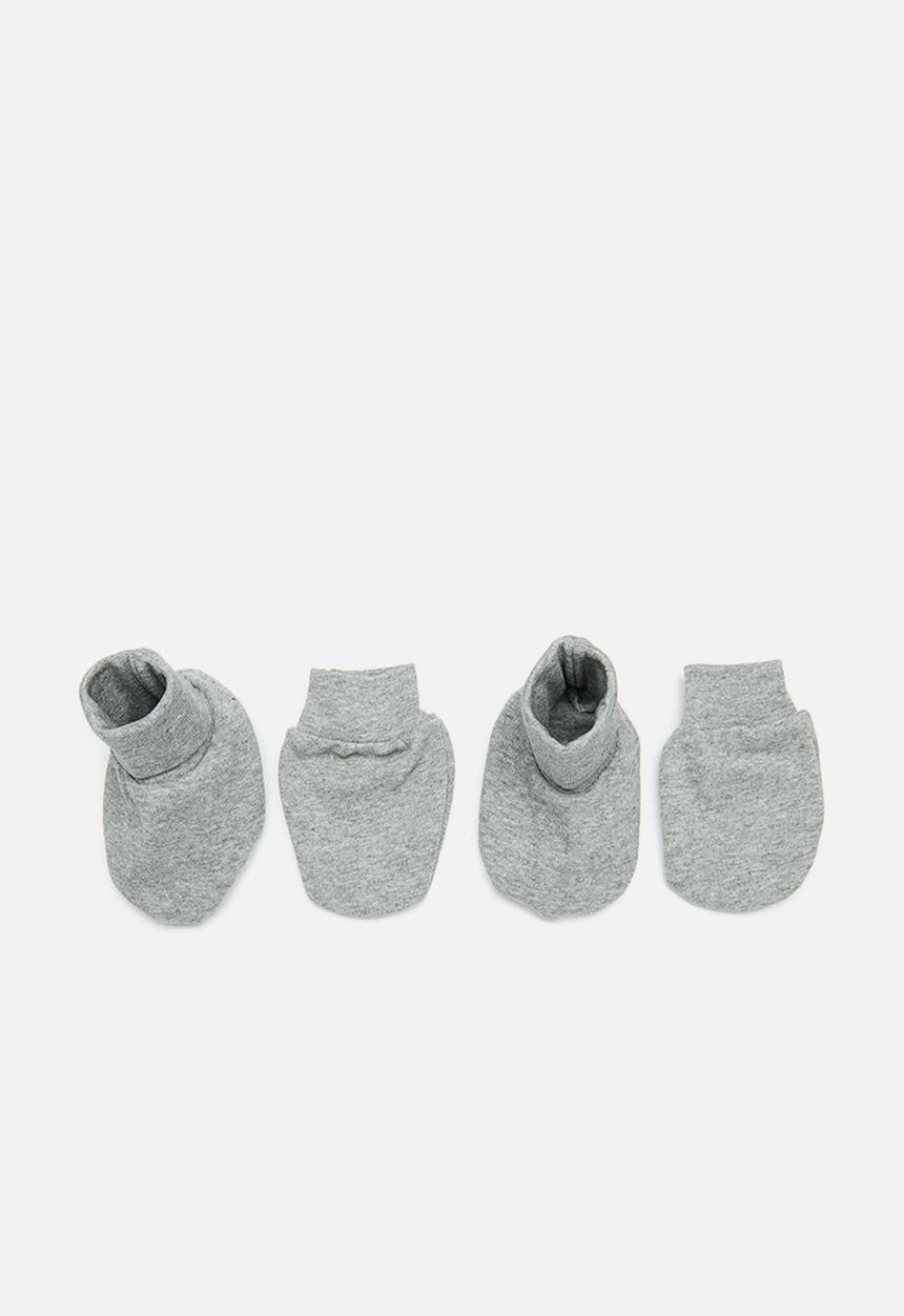 Pop Candy - 3 Piece baby hat set - grey