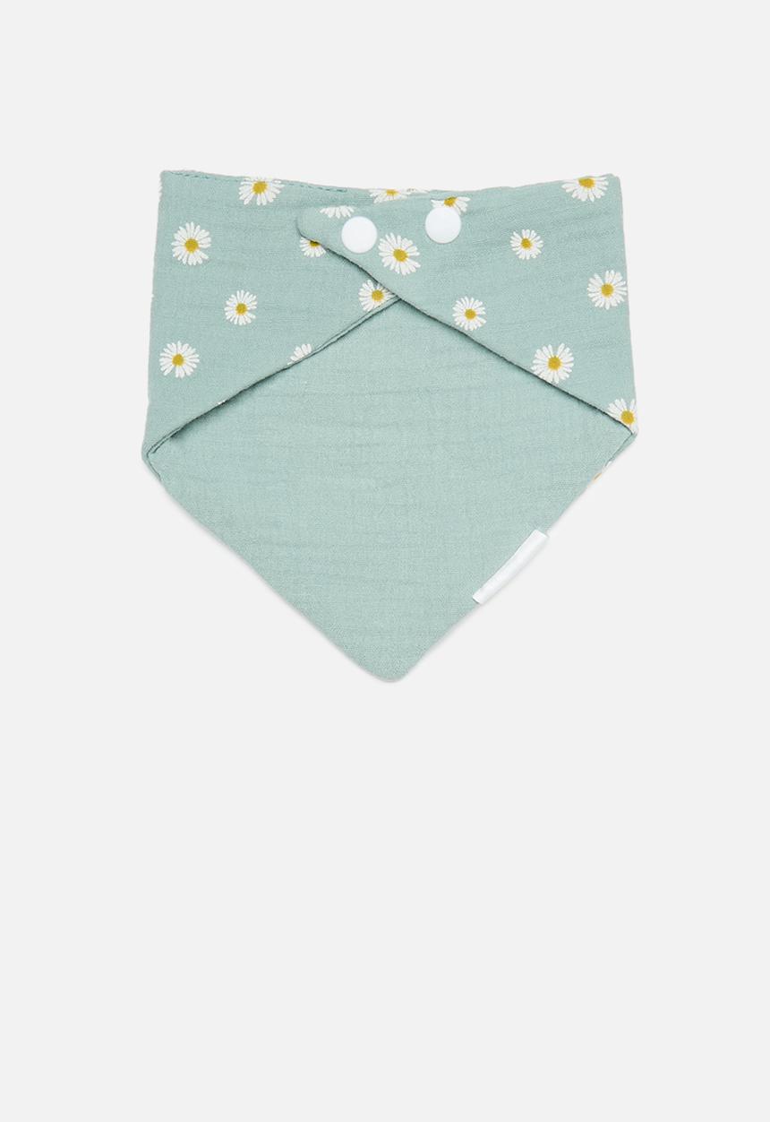 Pop Candy - Printed bib and hair band set - green