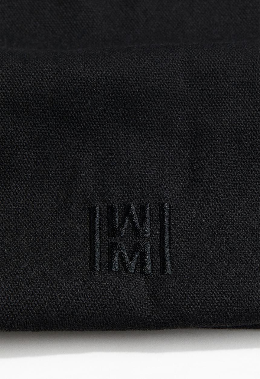 H&M - Canvas shopper - black