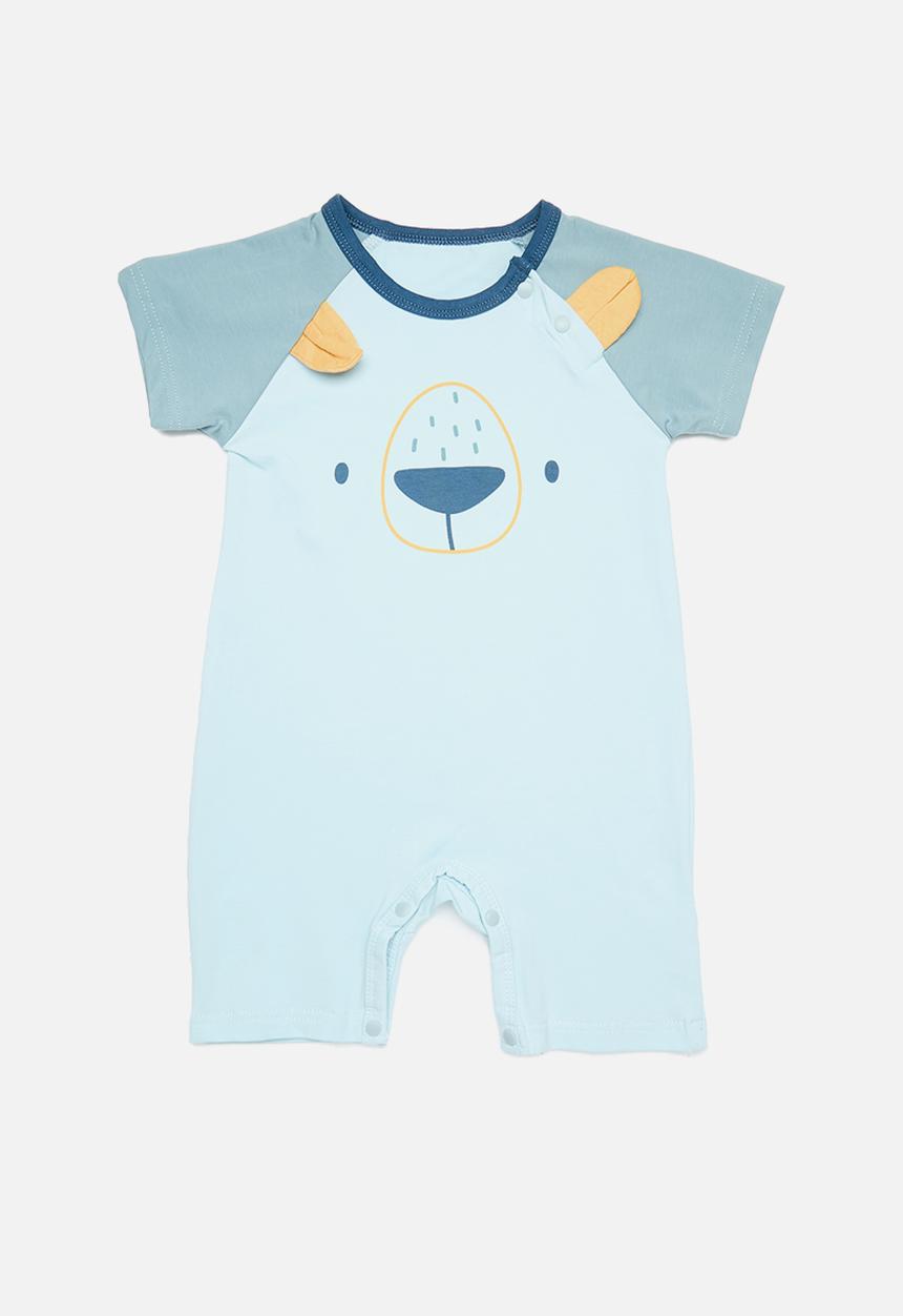 Pop Candy - Printed romper - blue