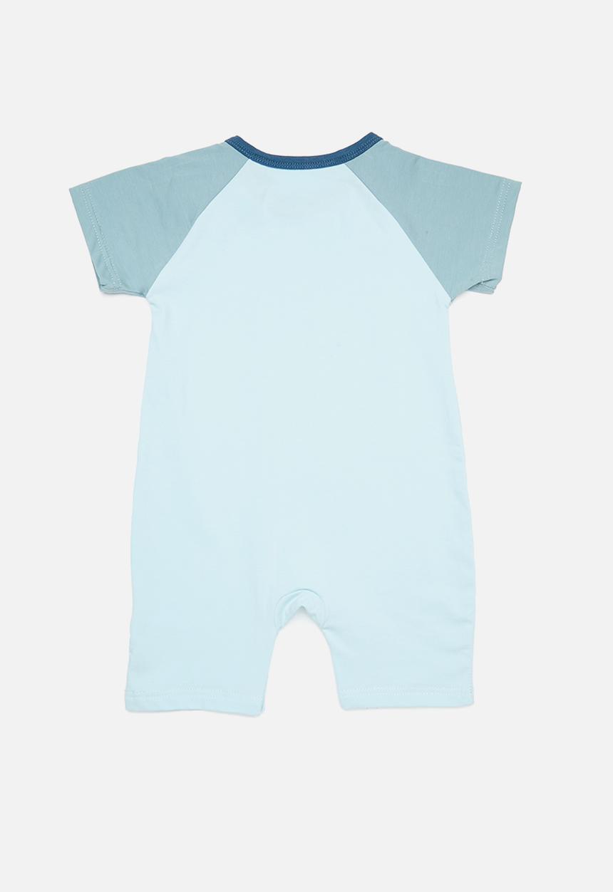 Pop Candy - Printed romper - blue