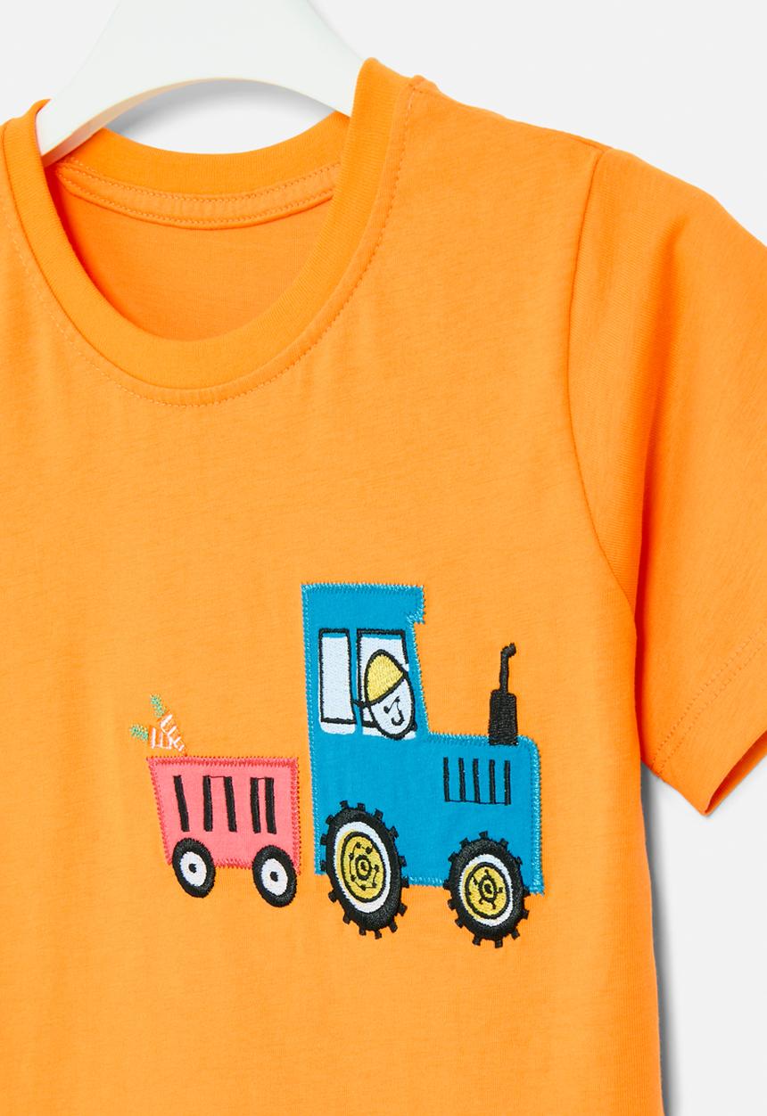 Pop Candy - Printed tee - orange