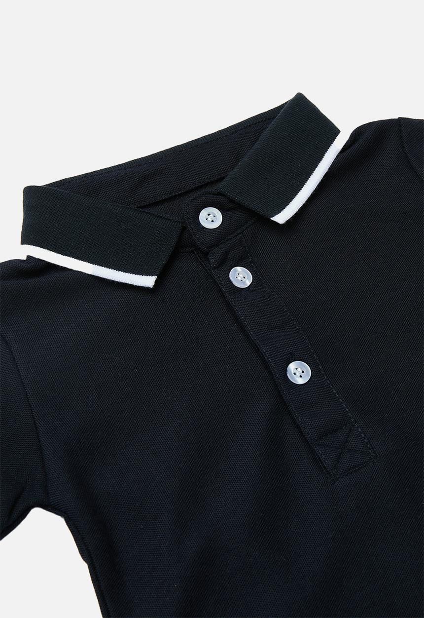 Pop Candy - Collared romper - navy