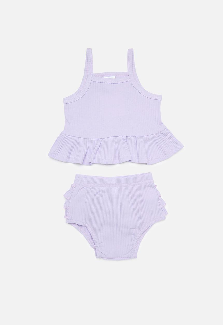 Pop Candy - Cami vest and bloomer vest - purple