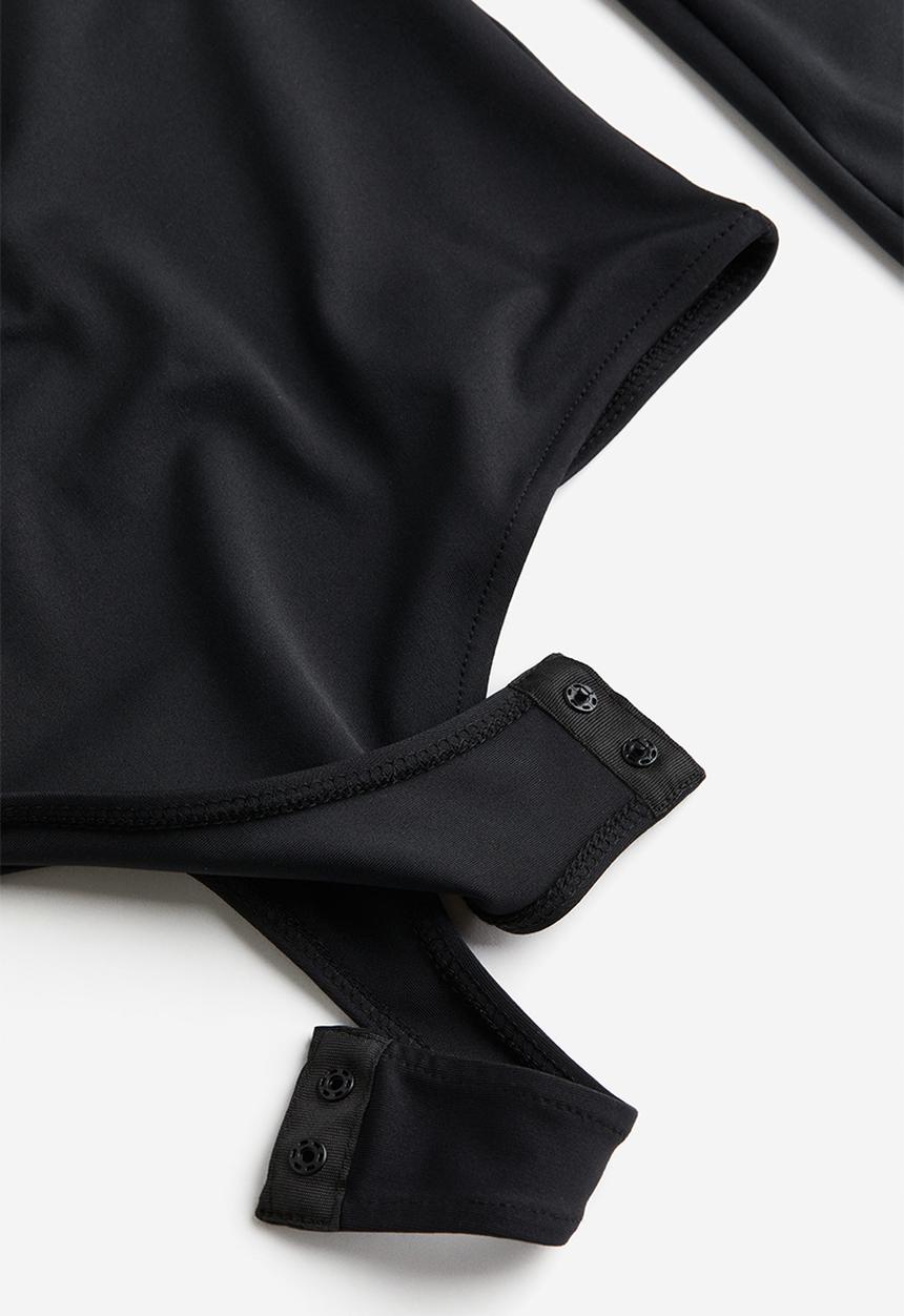 H&M - Jersey thong body - black