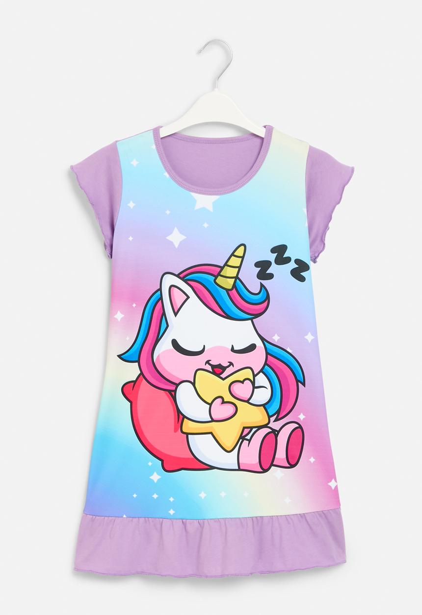 Pop Candy - Printed night dress - purple