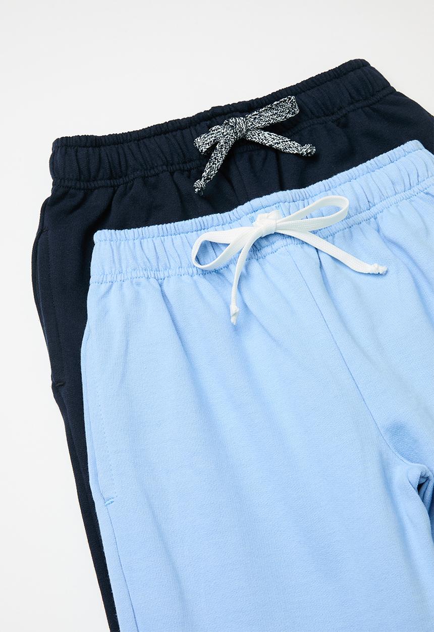 Pop Candy - 2 Pack joggers - navy and skyblue