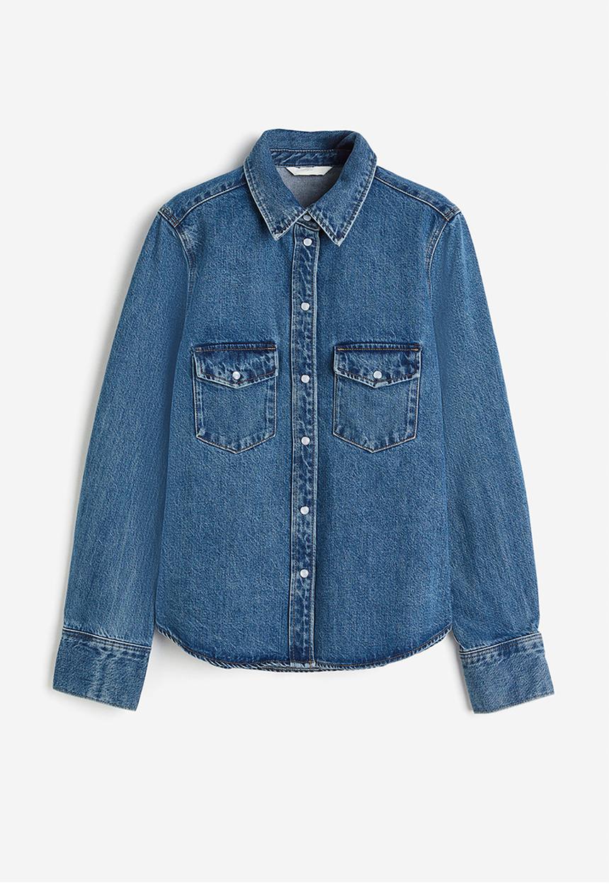 H&M - Denim shirt - denim blue