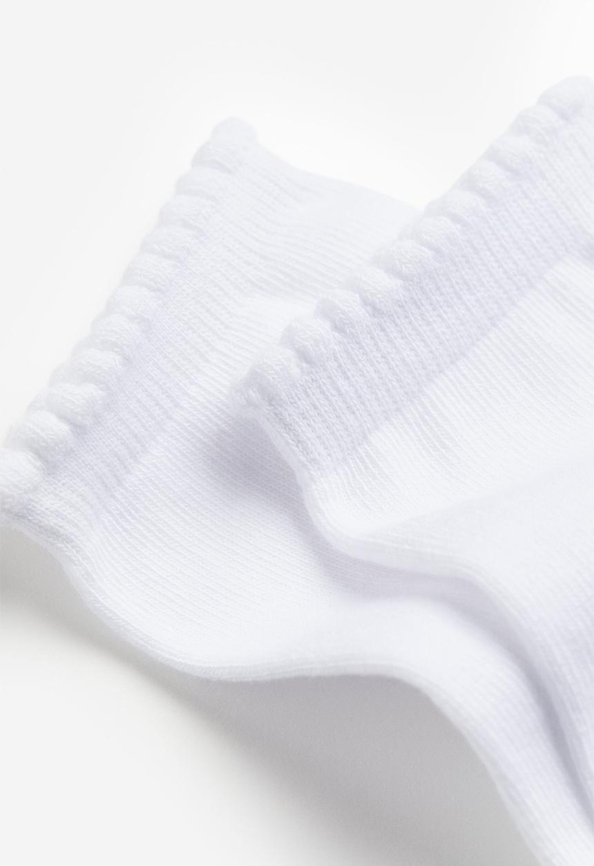 H&M - 5 pack socks - white