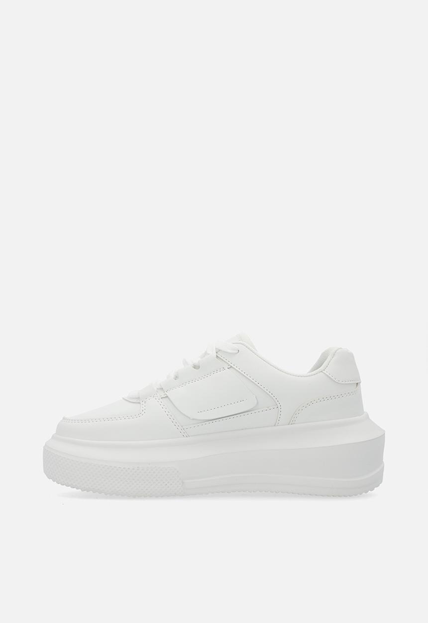 Pop Candy - Lace up sneakers - white