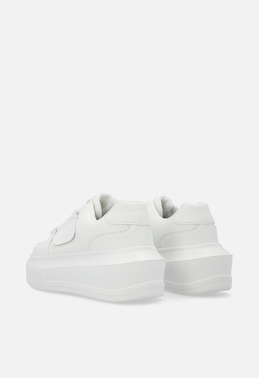 Pop Candy - Lace up sneakers - white