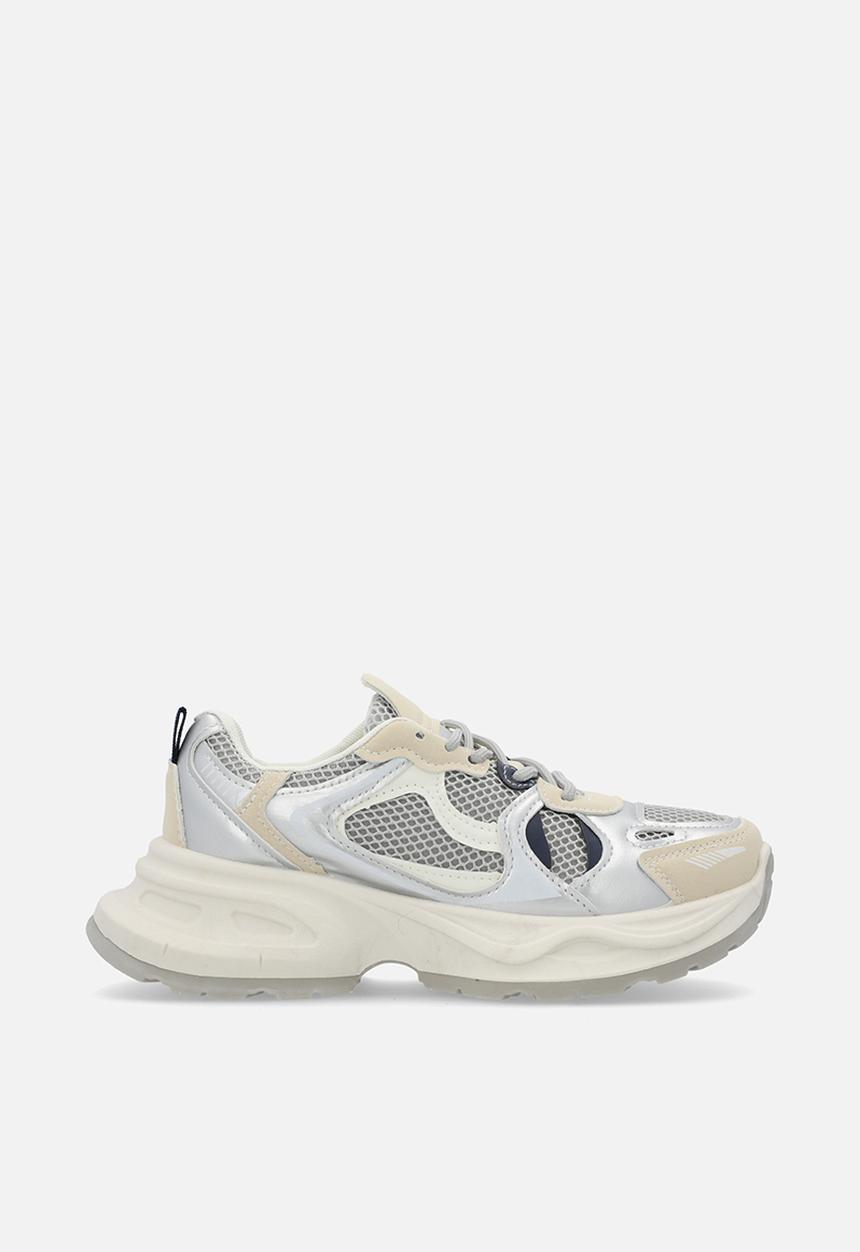 Pop Candy - Lace up sneakers - grey