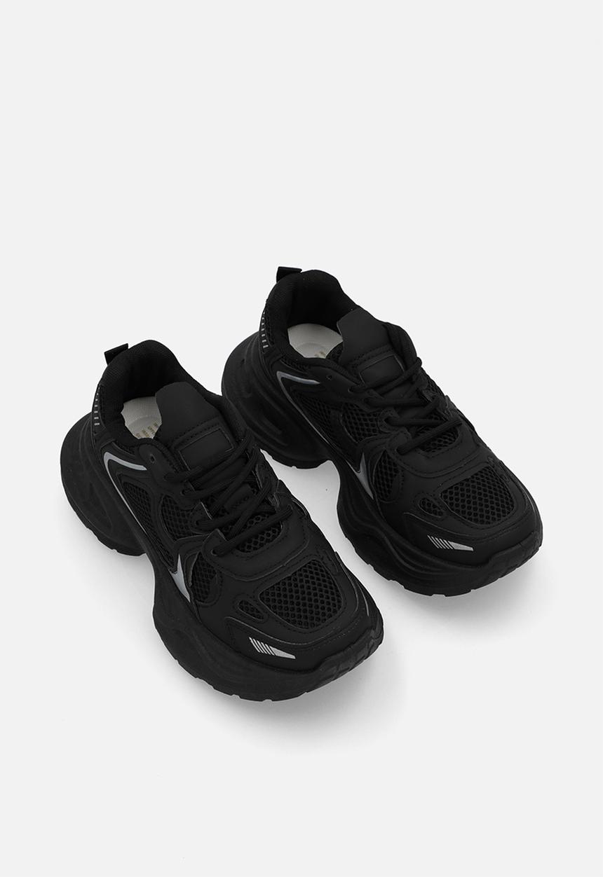 Pop Candy - Lace up sneakers - black