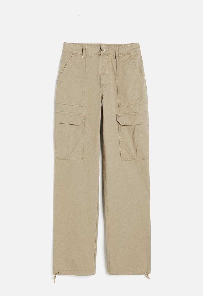 H&M - Twill cargo trousers - beige