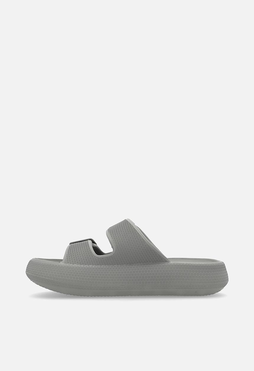 Pop Candy - Twin buckle slides - grey