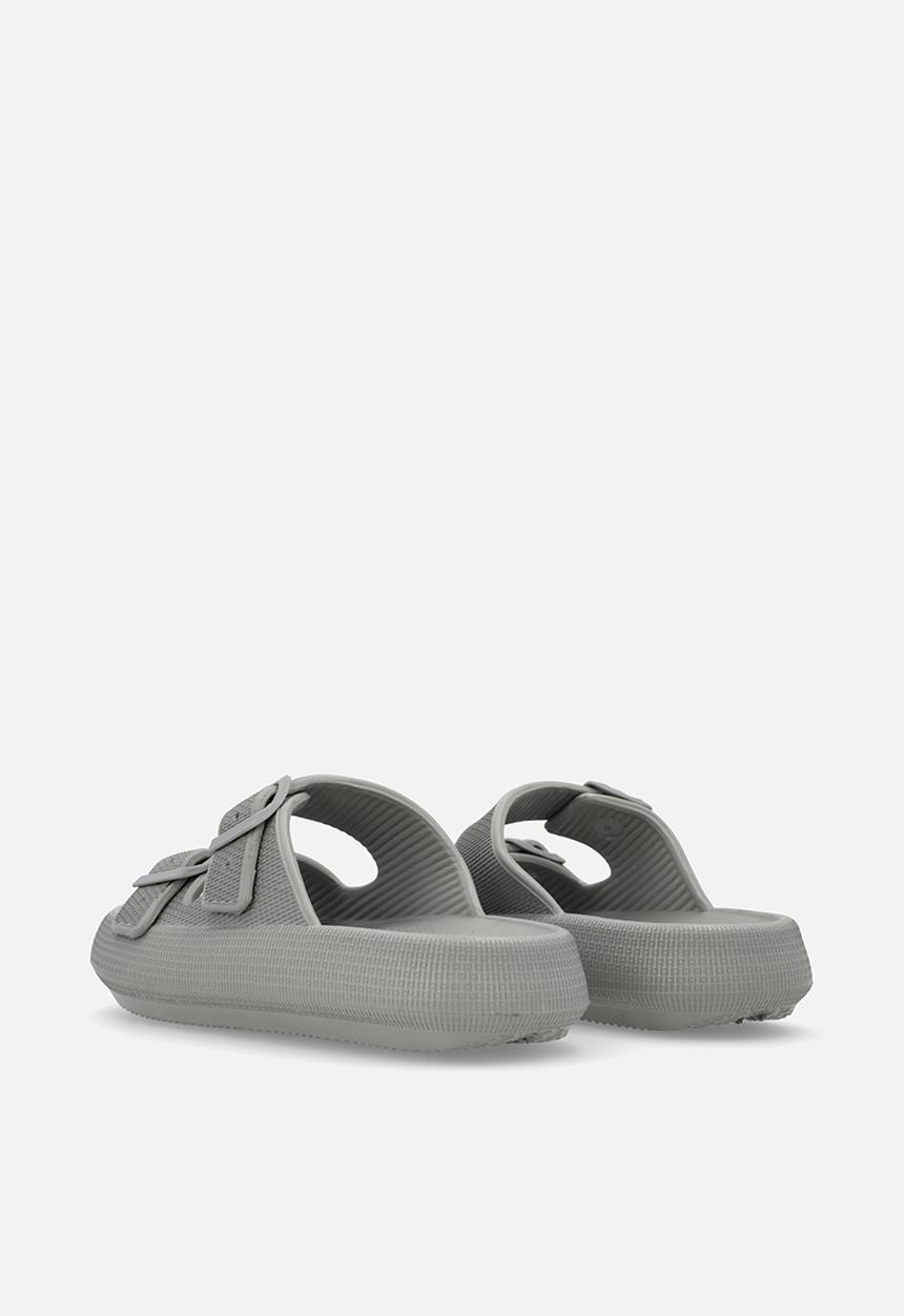 Pop Candy - Twin buckle slides - grey