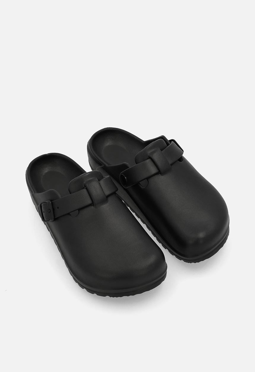 Pop Candy - buckle mule-black