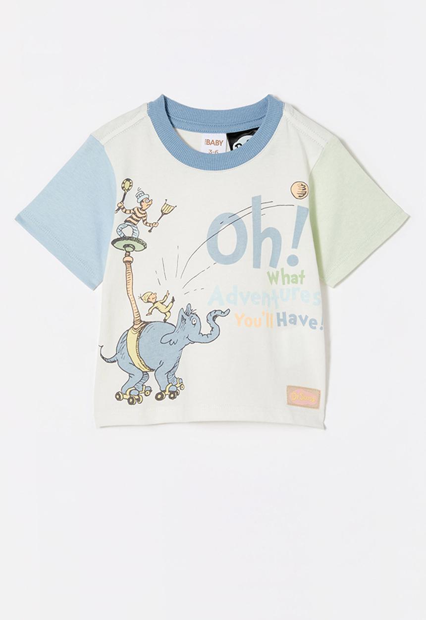 Cotton On - Jamie short sleeve tee-license - lcn drs vanilla/oh what adventures