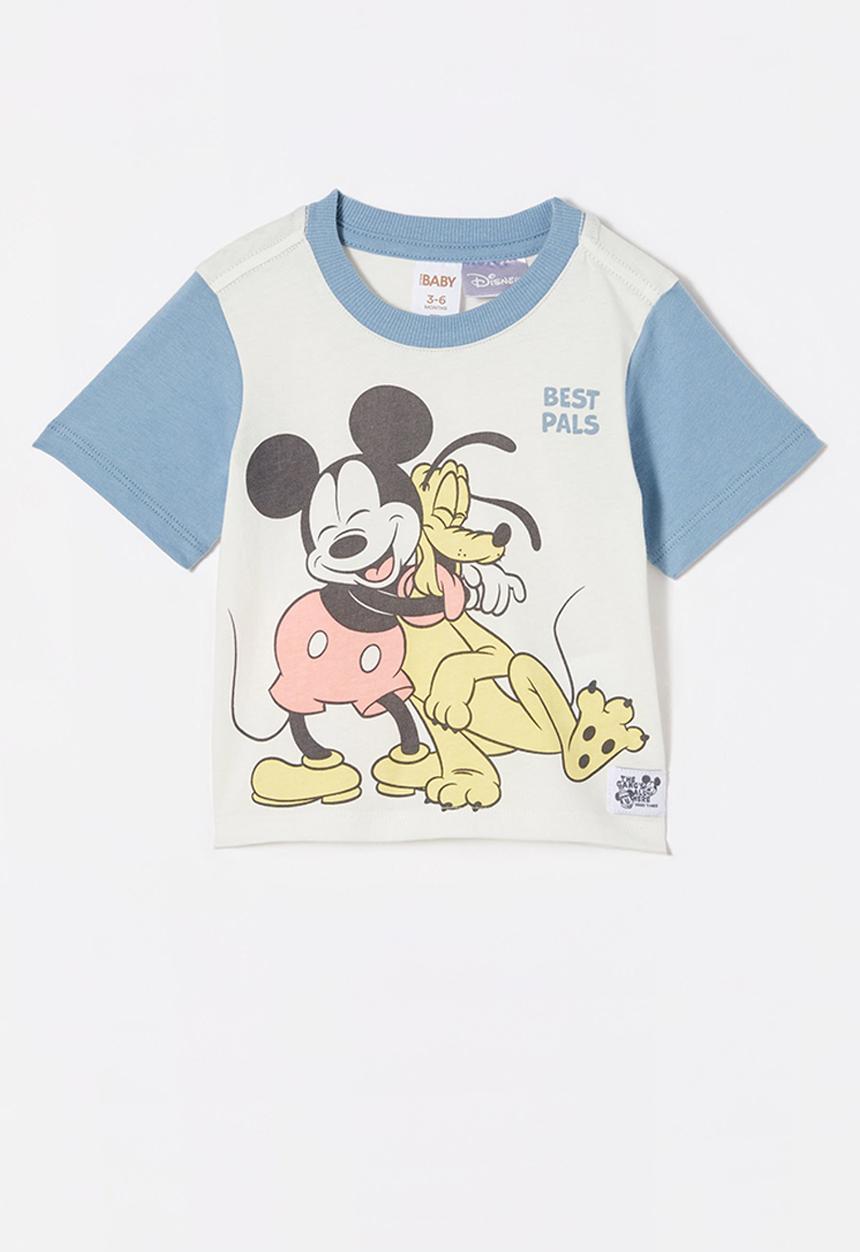 Cotton On - Jamie short sleeve tee-license - lcn dis vanilla/mickey and pluto pals