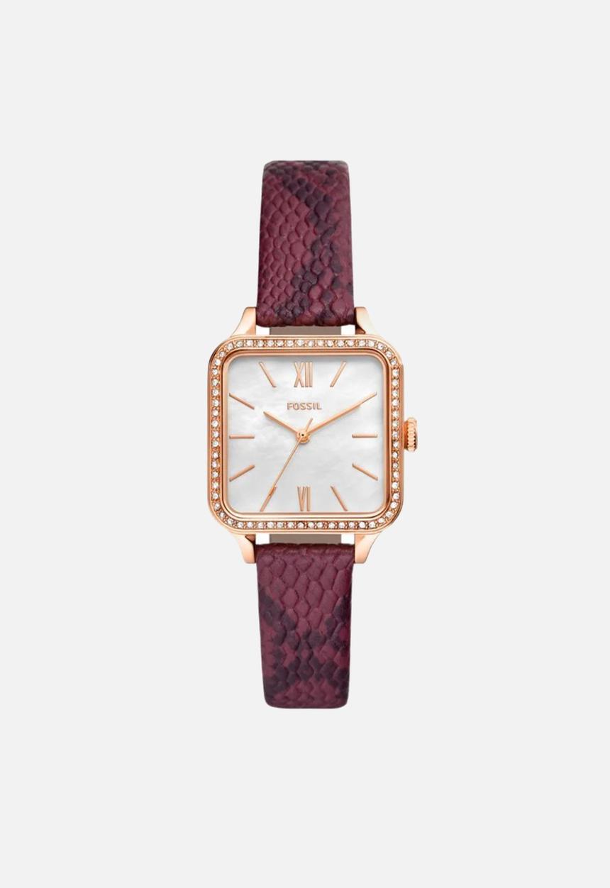 Fossil - Colleen watch - red leather