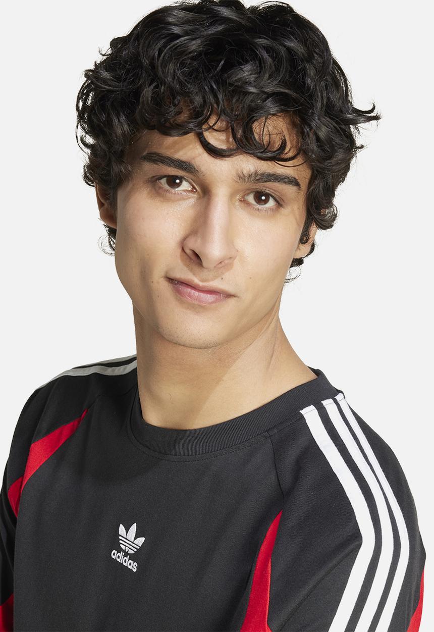 adidas Originals - Archive tee - black/better scarlet