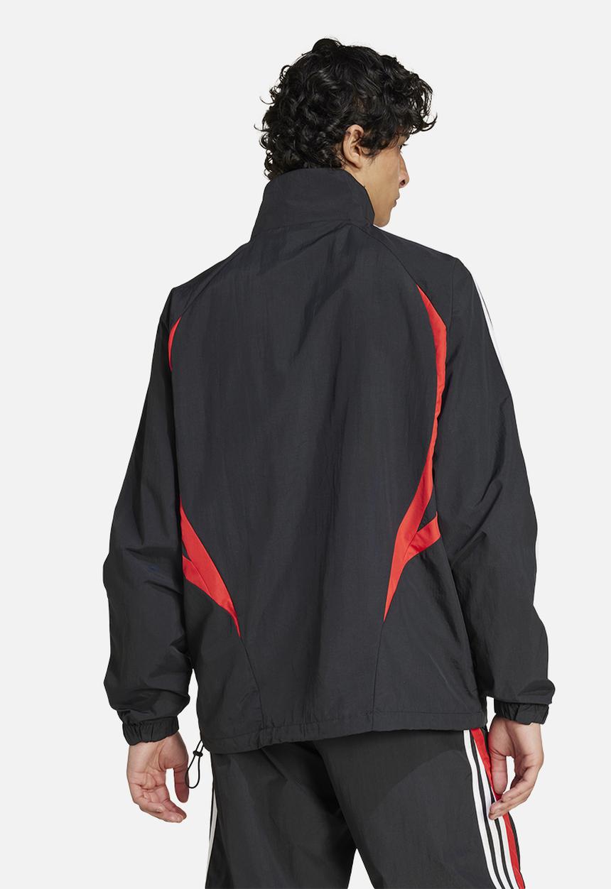 adidas Originals - Archive track top - black/better scarlet