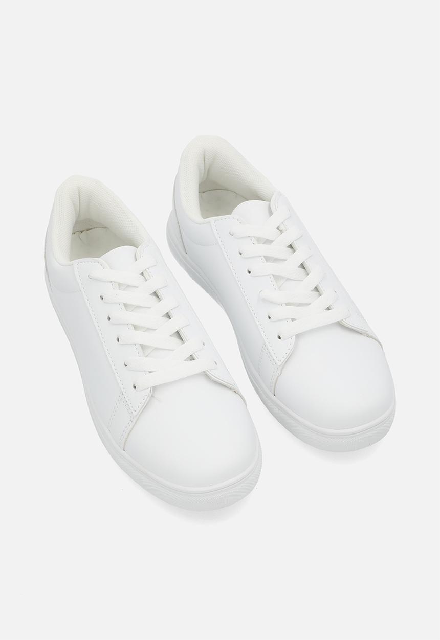 Pop Candy - Lace up sneakers - white